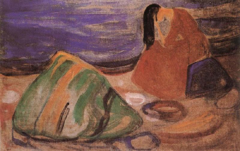 Edvard Munch Crying Girl China oil painting art